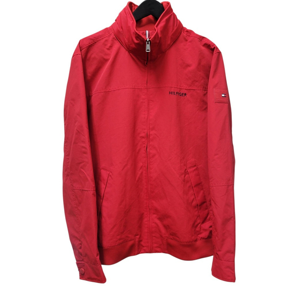 Tommy Hilfiger Men's Embroidered Logo Full-Zip Hoodie Jacket Large - Picture 1 of 11